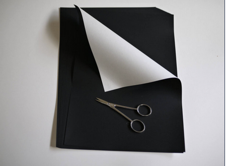 Paper for cutting Black
