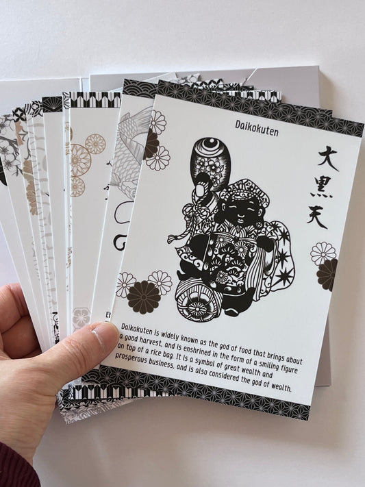 Amulet Card 12 god post card set