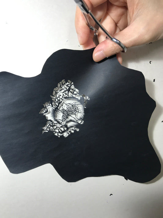 Paper for cutting Black